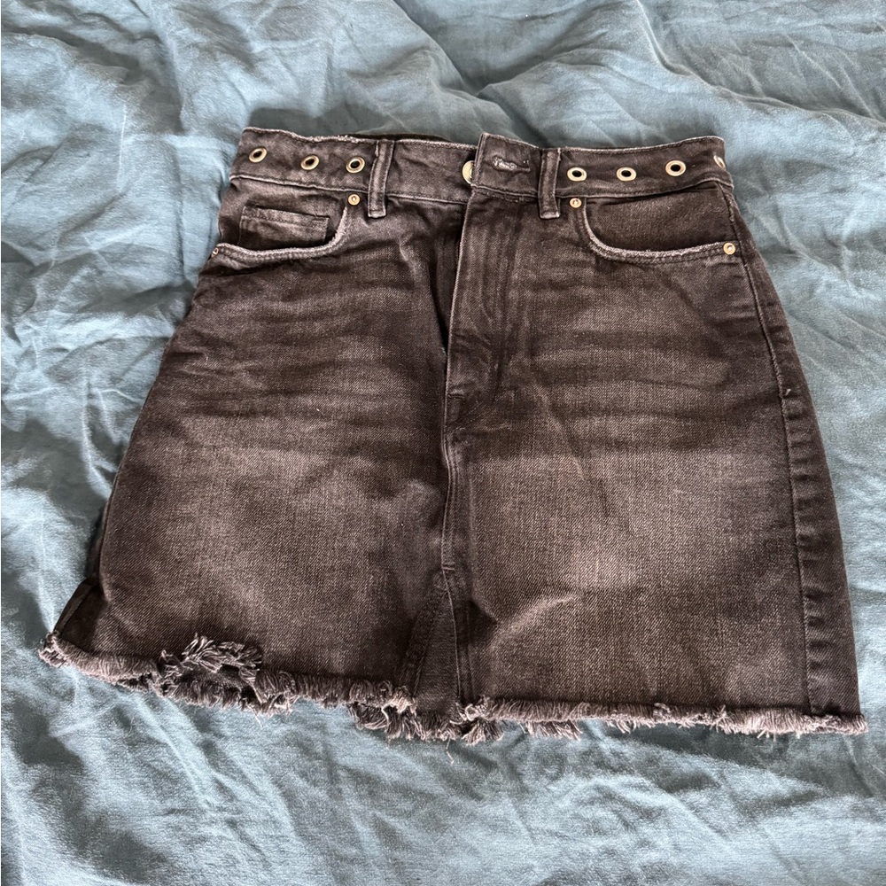 ALLSAINTS denim mini skirt